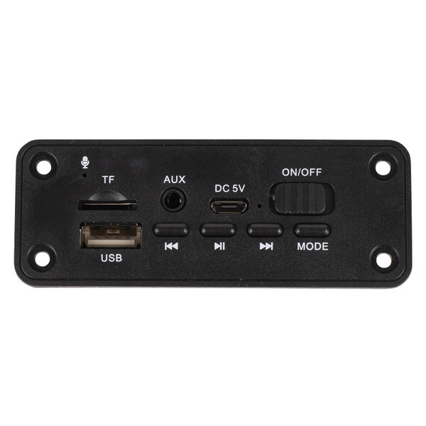 Main product image for Bluetooth 5.0, FM, Media Player Faceplate 2 x 3W 5 VDC Amp Board 320-6042